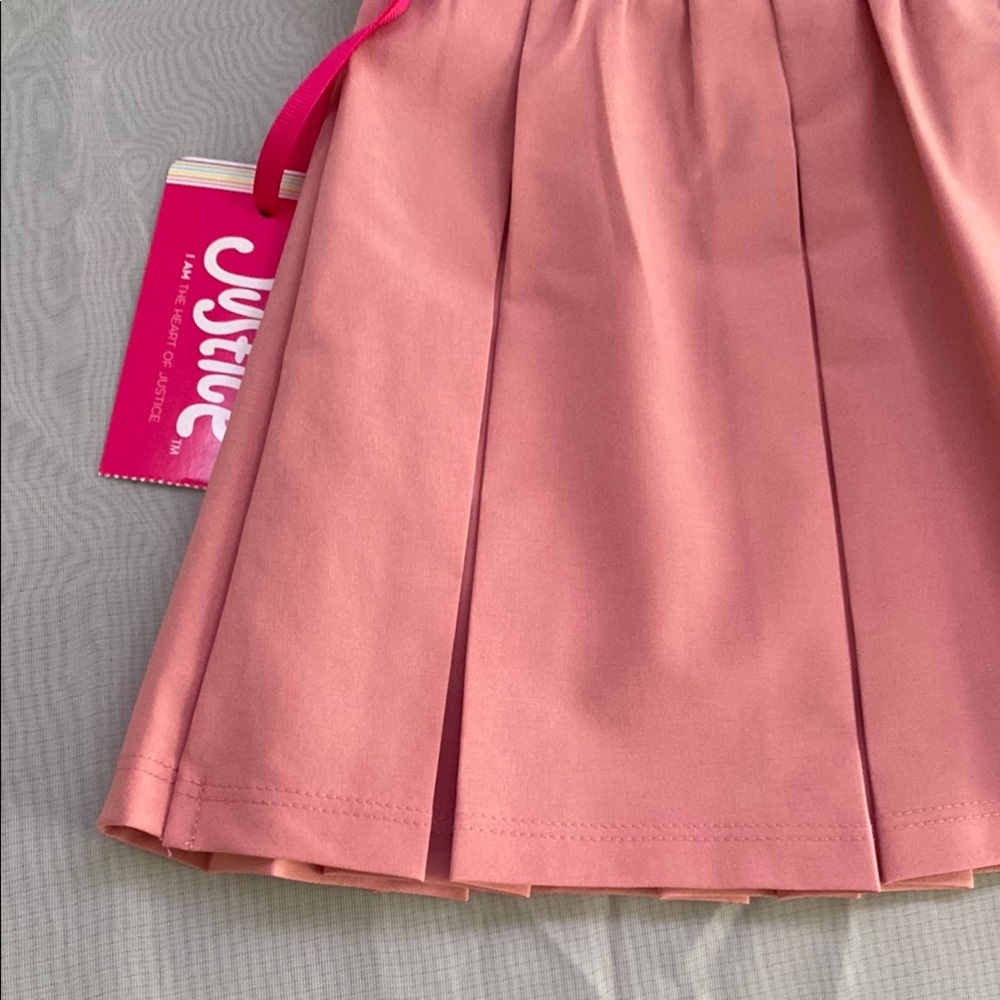 Justice Pink Pleated Tennis Skirt - Picture 7 of 12